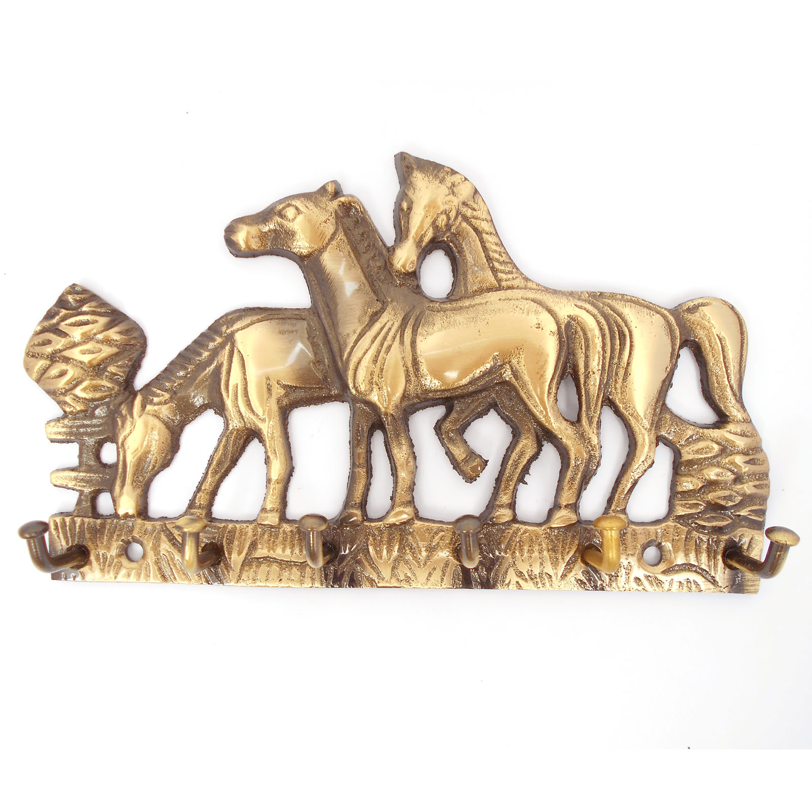 Brass Horse Key Holder