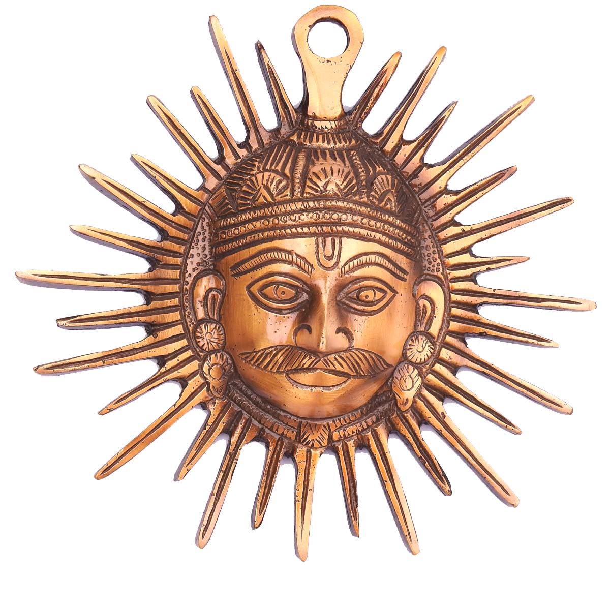 Handcrafted Sun Face Wall Hanging