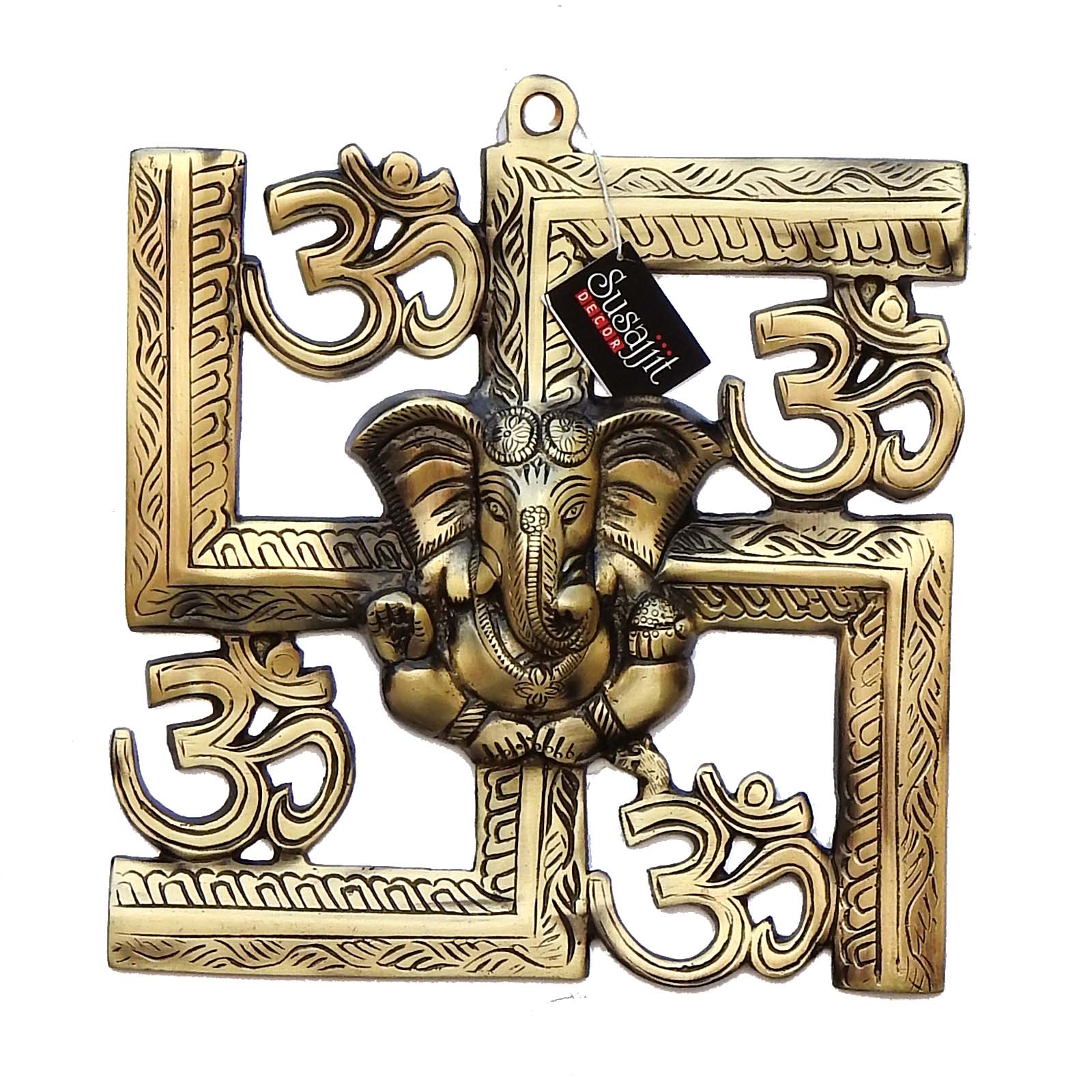Brass Lord Ganesha Wall Hanging