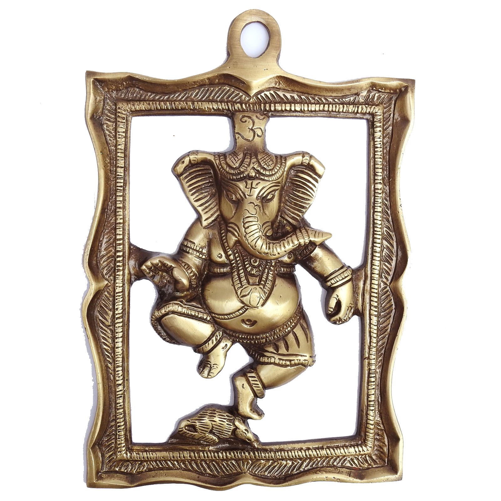 Brass Ganesh Wall Hanging