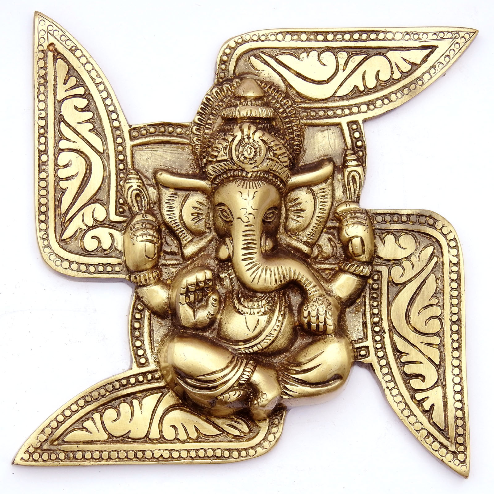 Decorative Brass Ganesha Wall Hanging