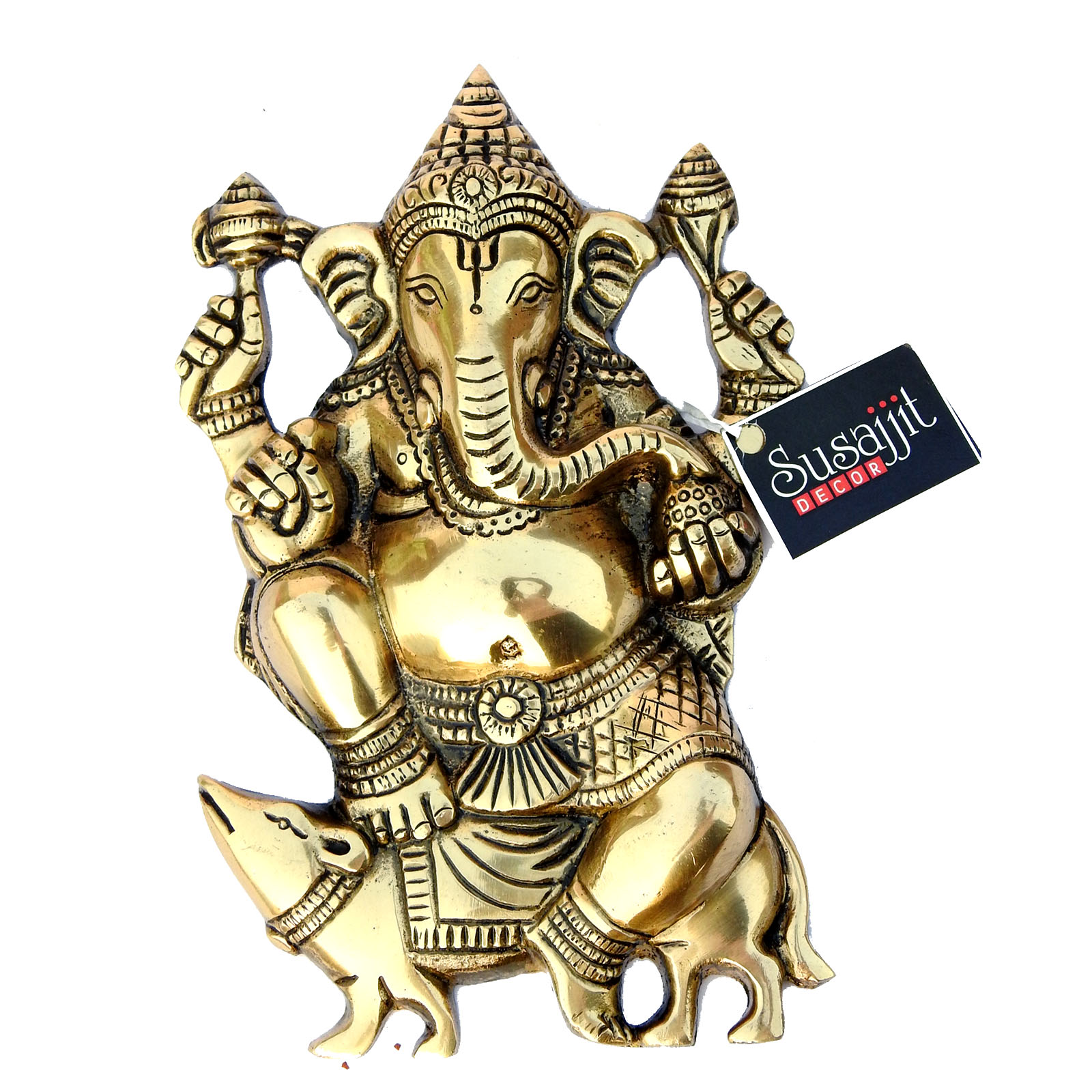 Brass Ganesha Idol