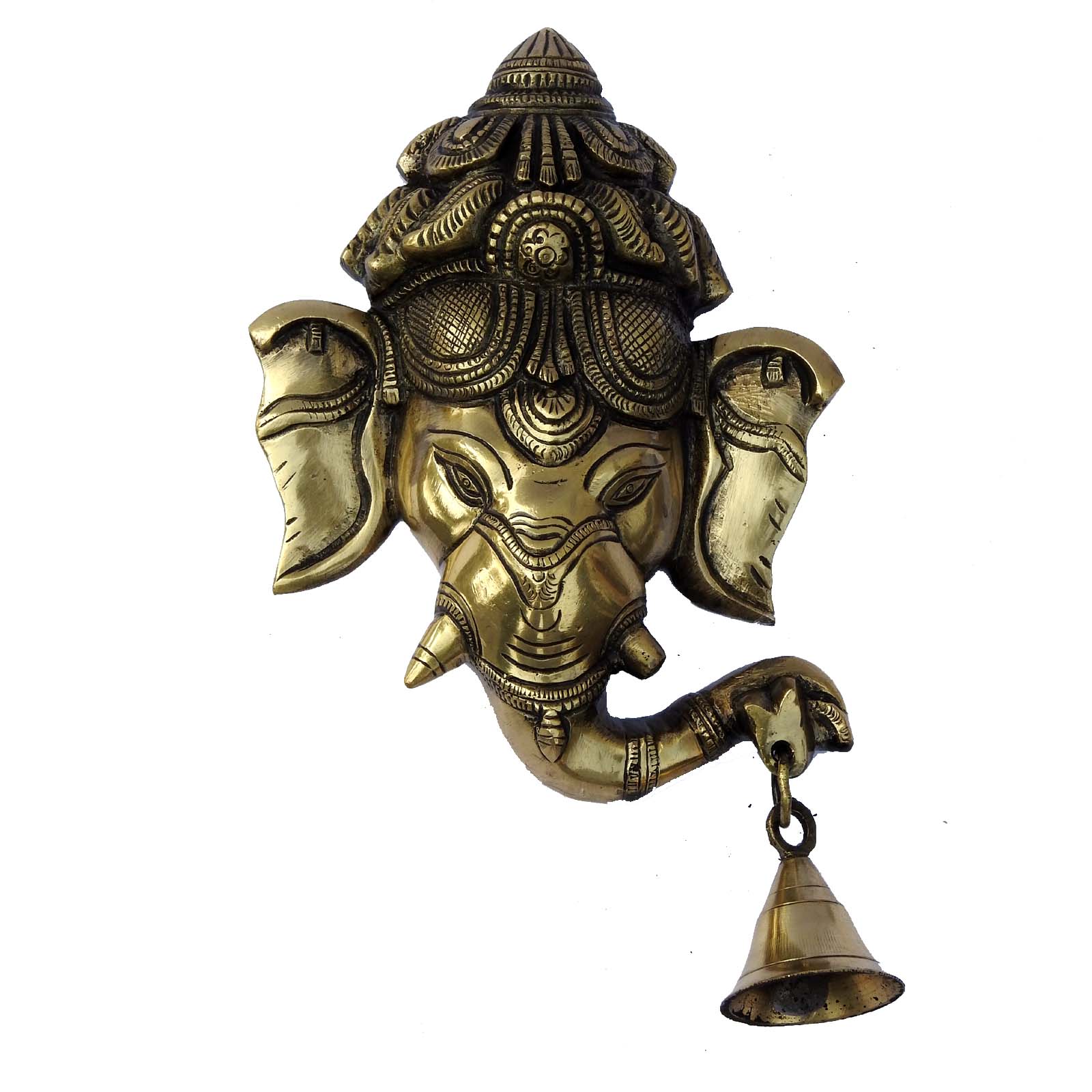 Brass Ganesha Wall Hanging
