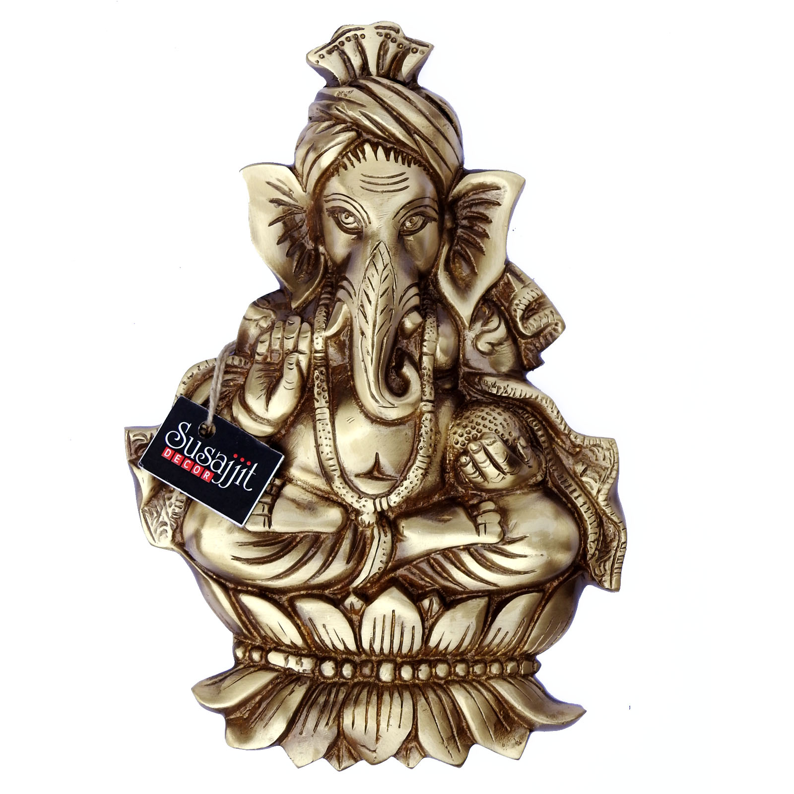 Brass Lord Ganesha Wall Hanging