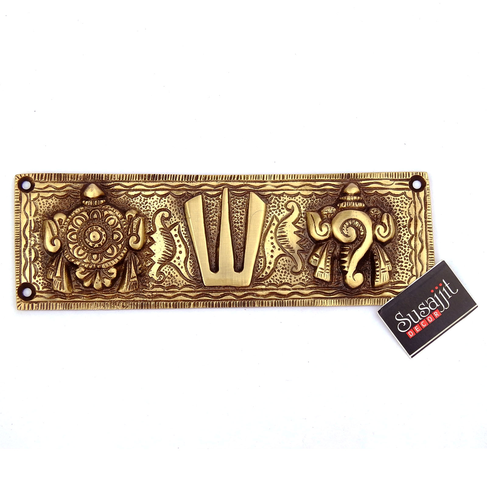 Decorative Brass Nameplate