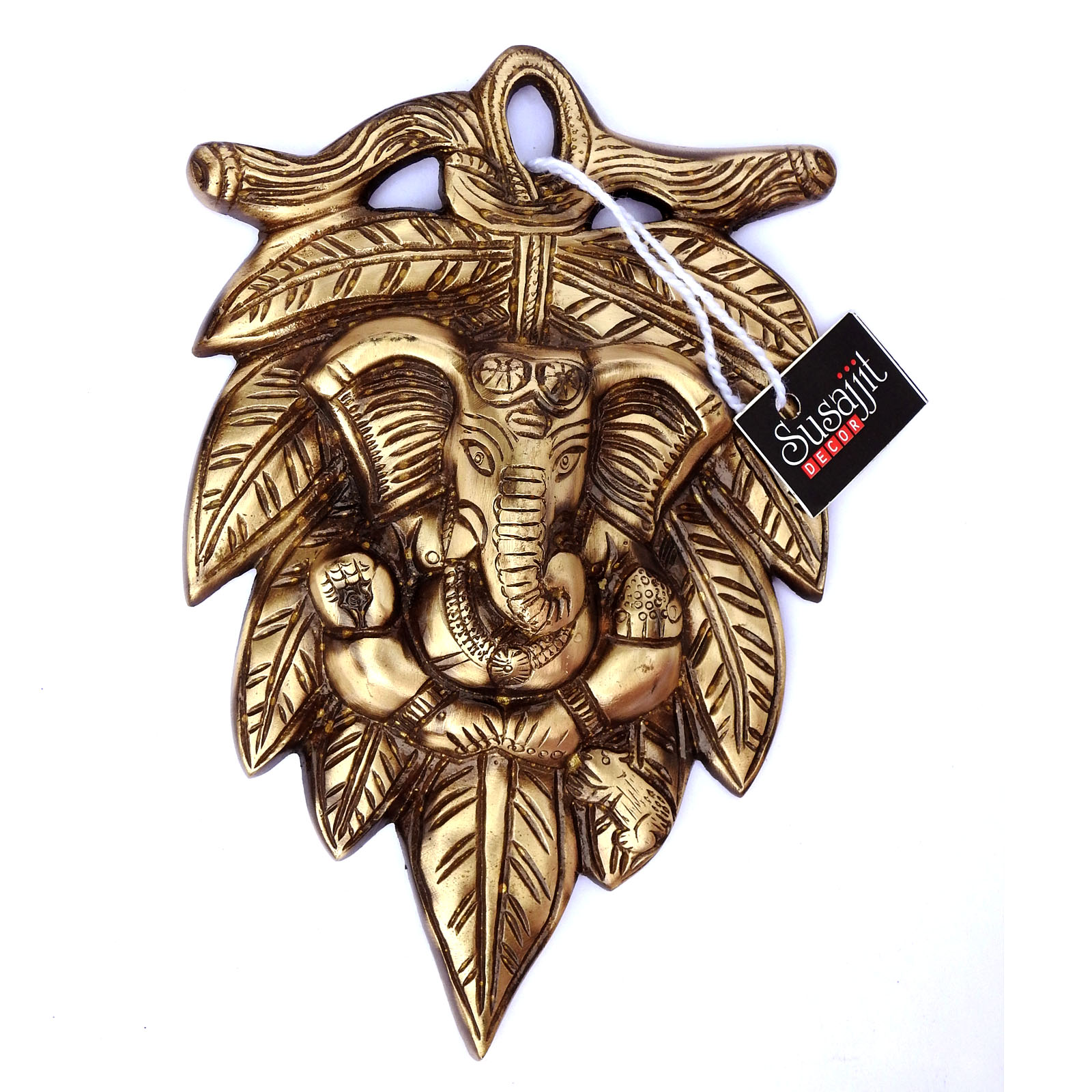 Brass Ganesha Wall Hanging