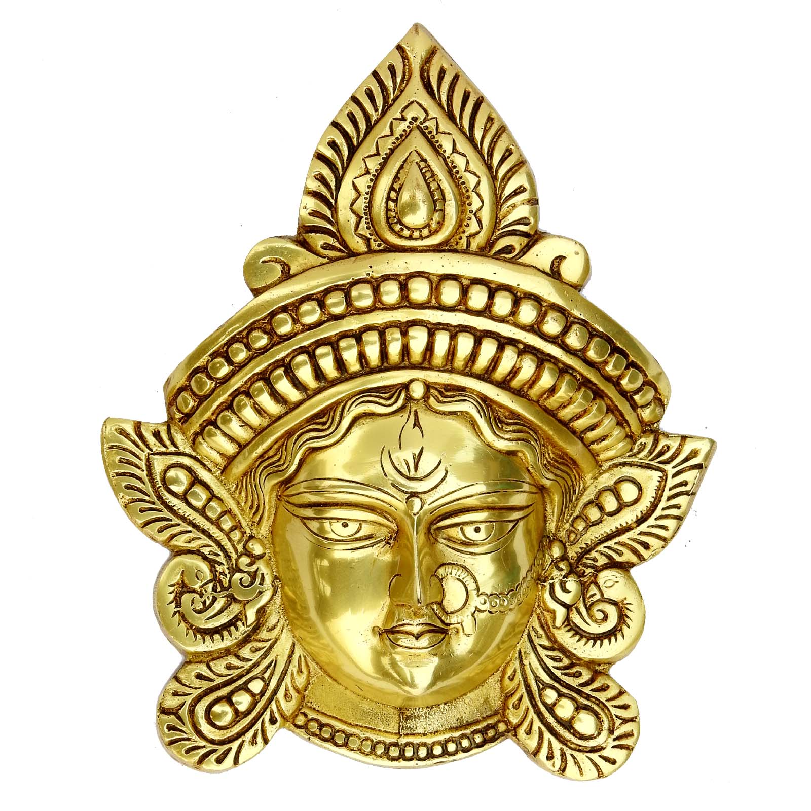Gold-Plated Goddess Wall Hanging
