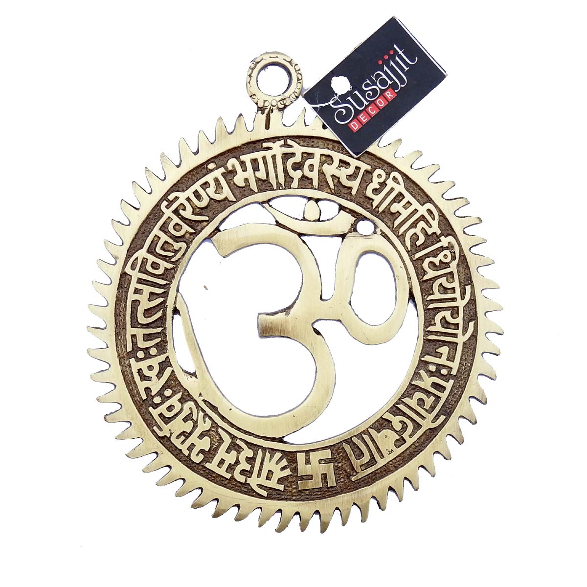 Brass Om Wall Hanging