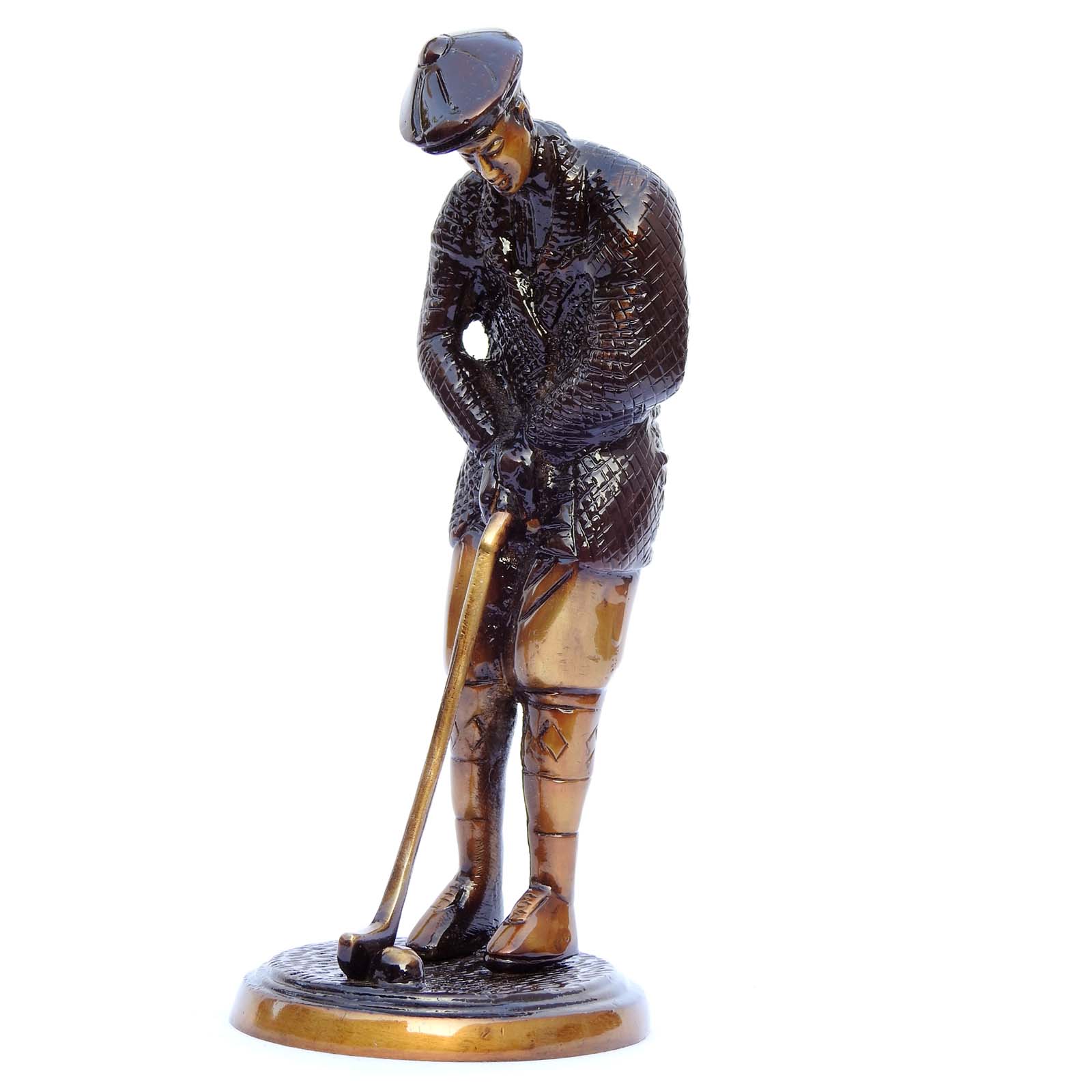 Bronze Golfer Statue