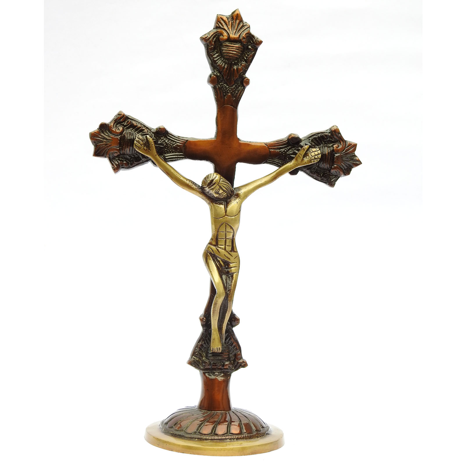 Bronze Crucifix Statue