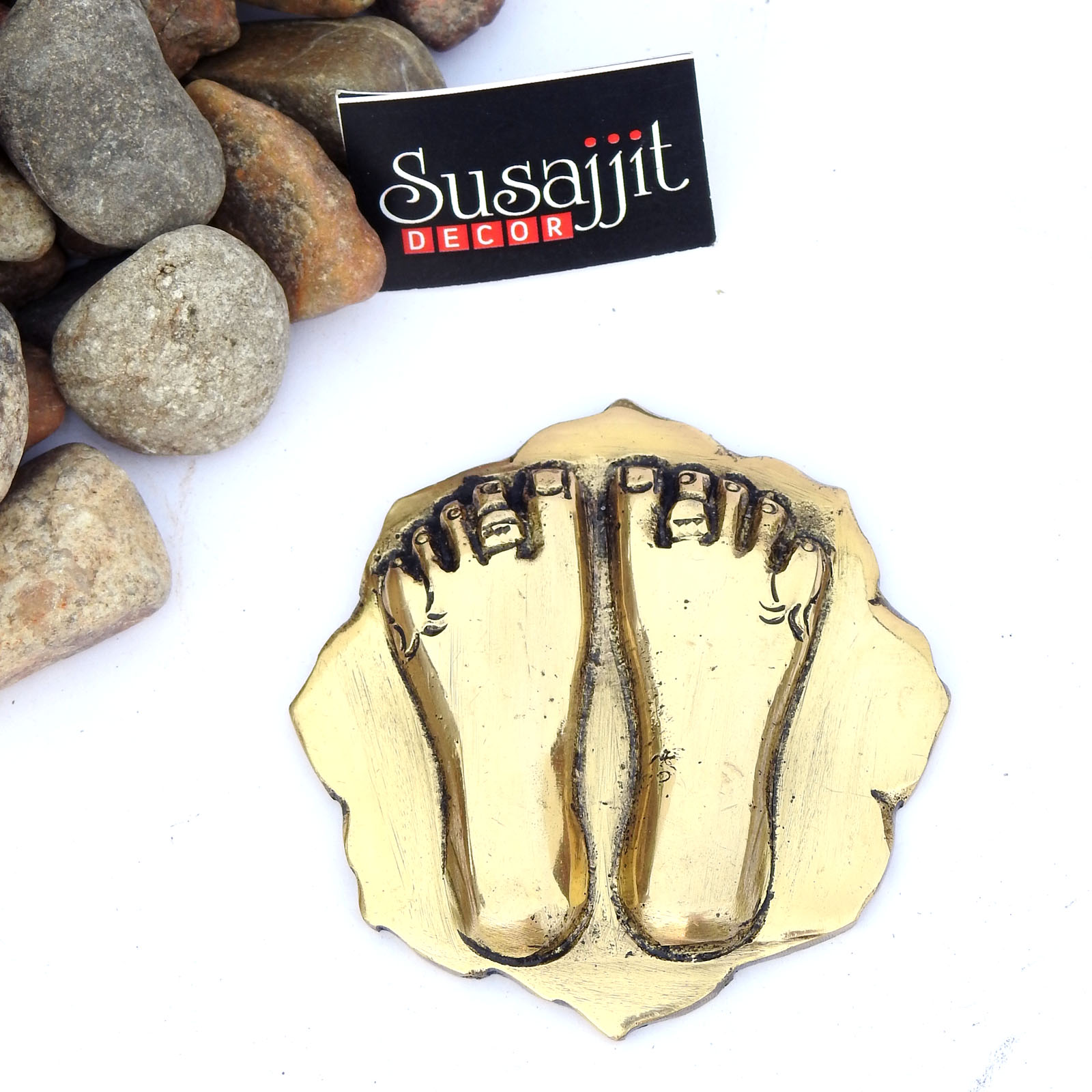 Brass Footprint Decor