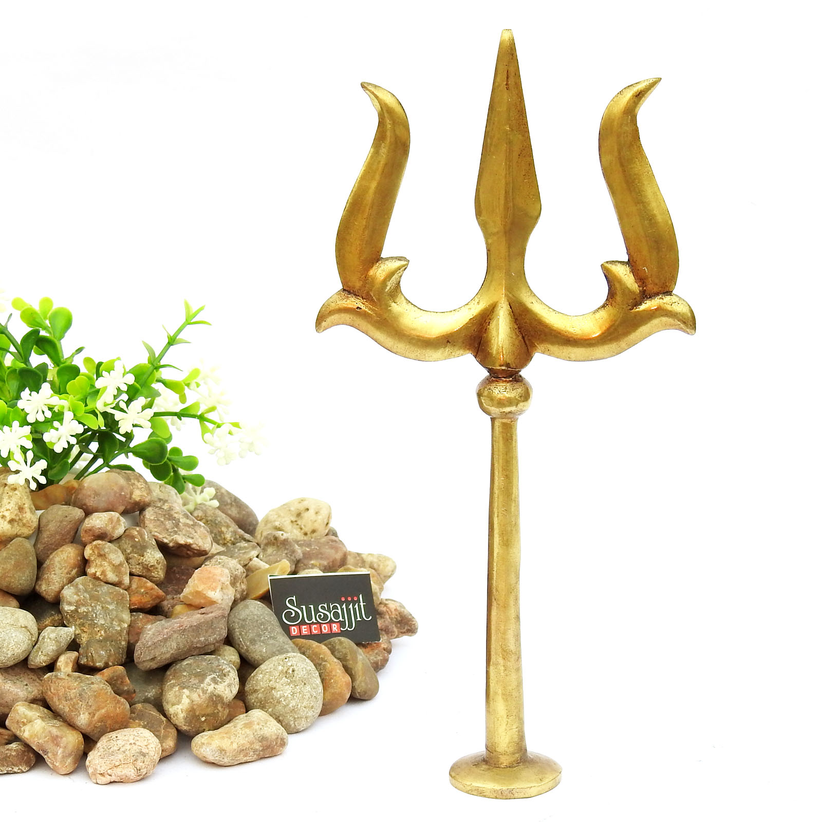 Decorative Brass Trident