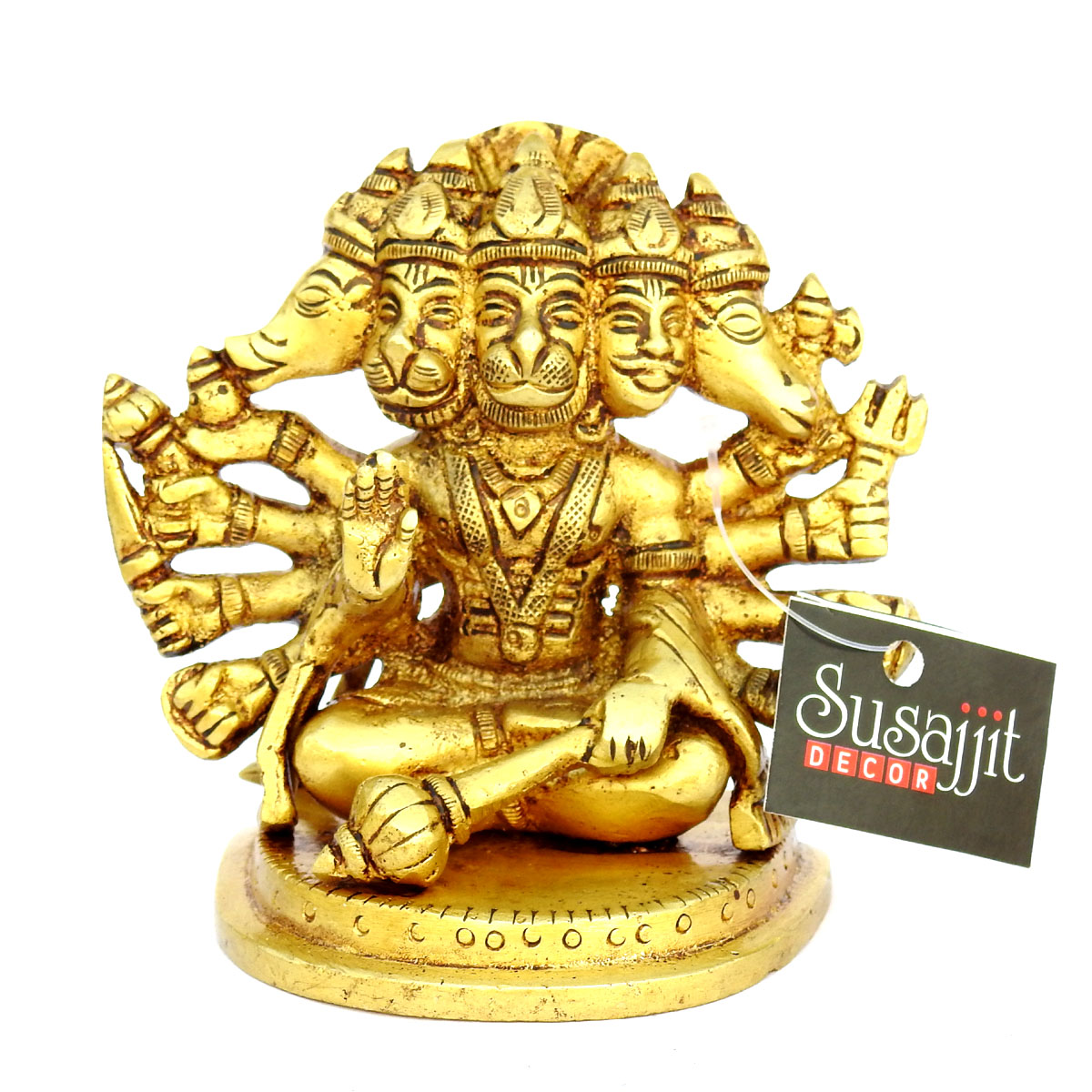 Lord Brahma Brass Statue