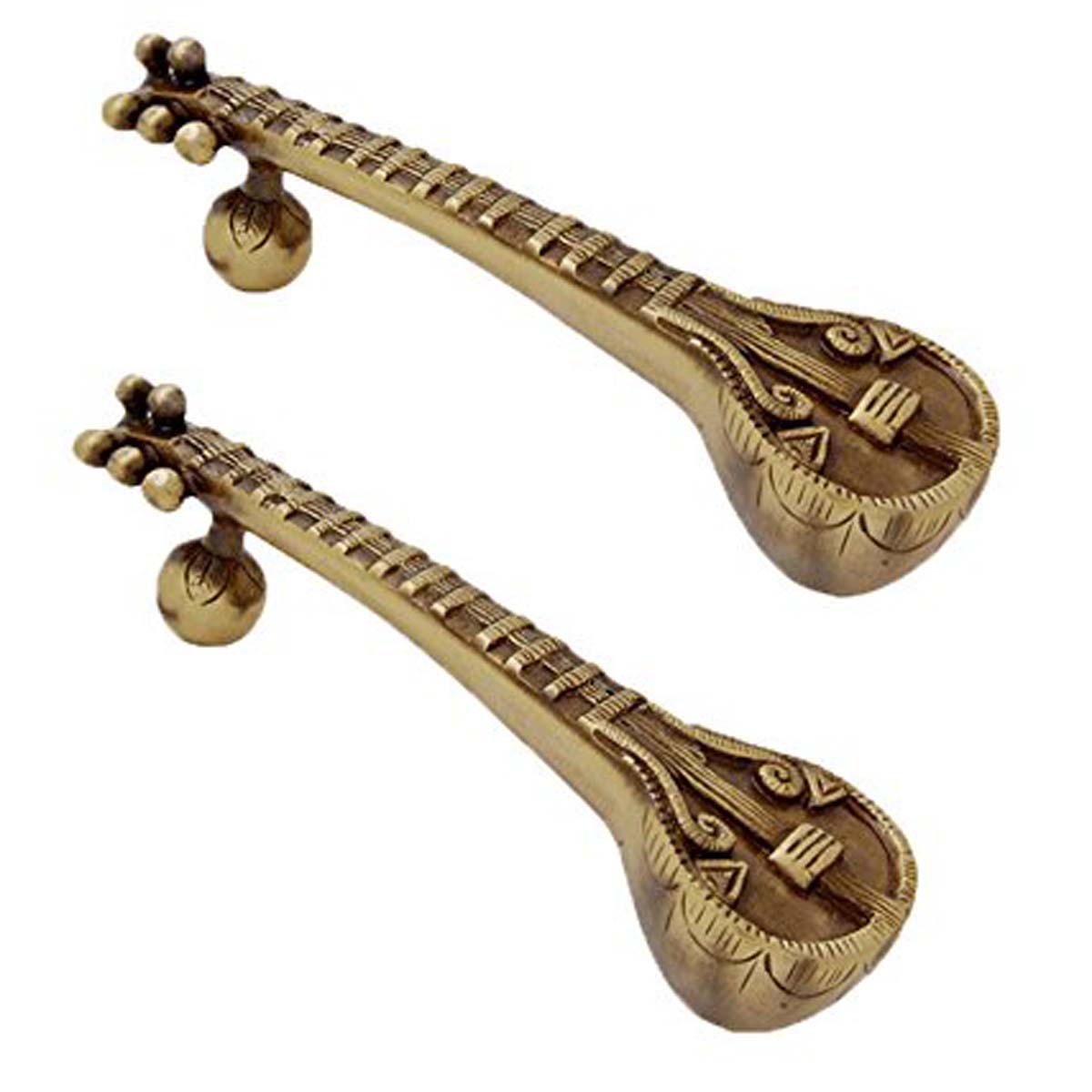Brass Veena Statues