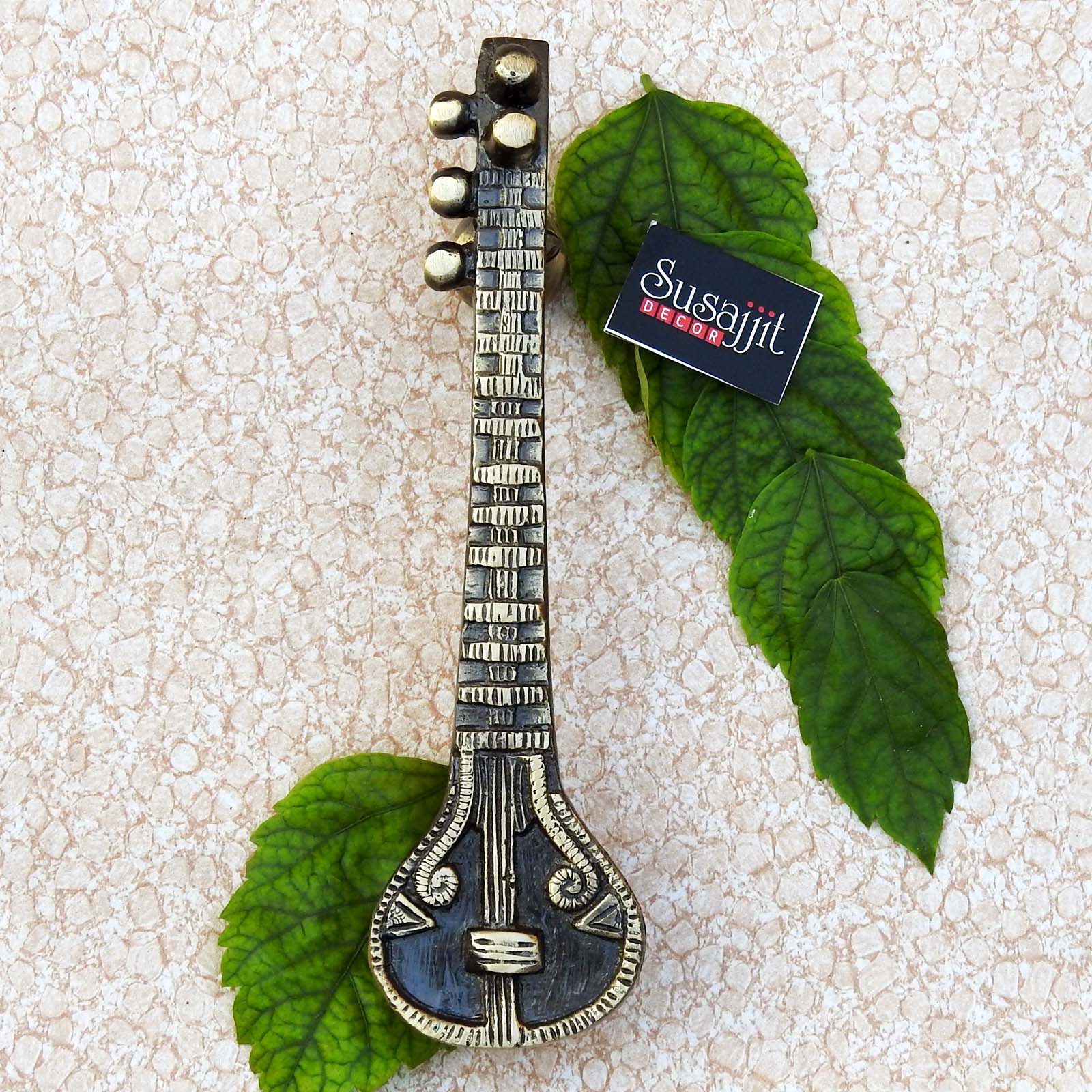 Decorative Brass Sitar
