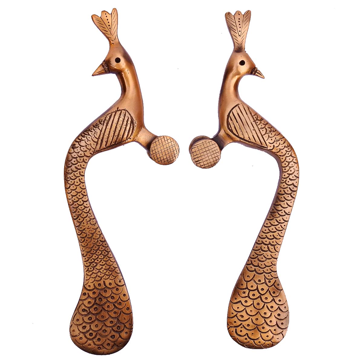 Peacock Shaped Door Handles