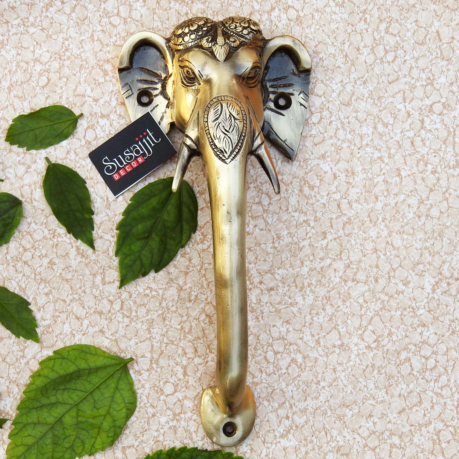 Elephant Head Door Knocker