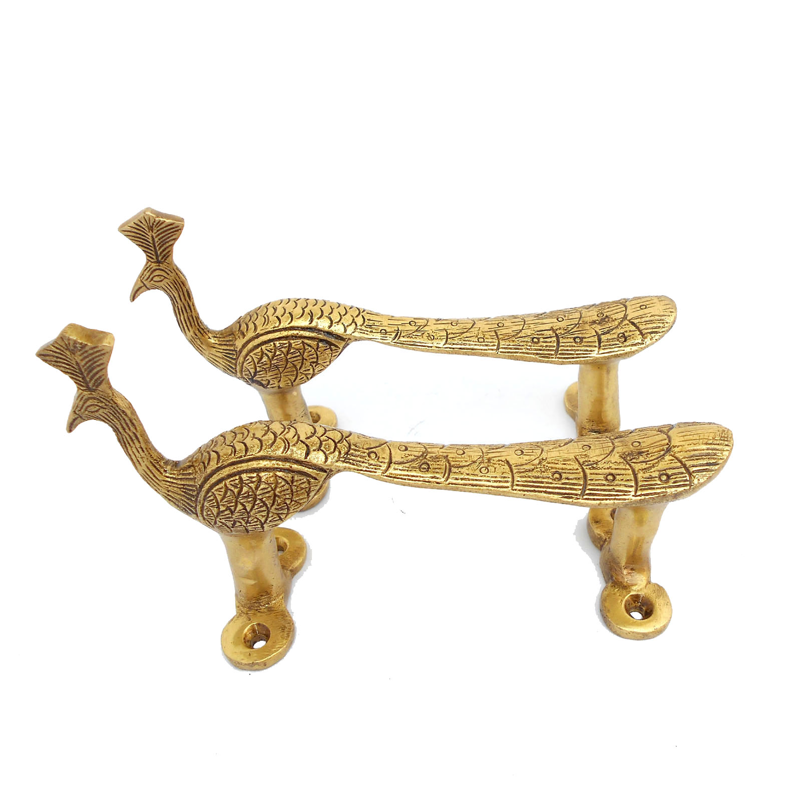 Brass Peacock Figurines