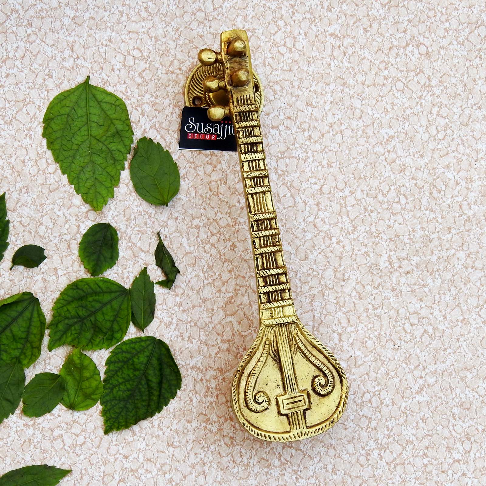 Decorative Brass String Instrument