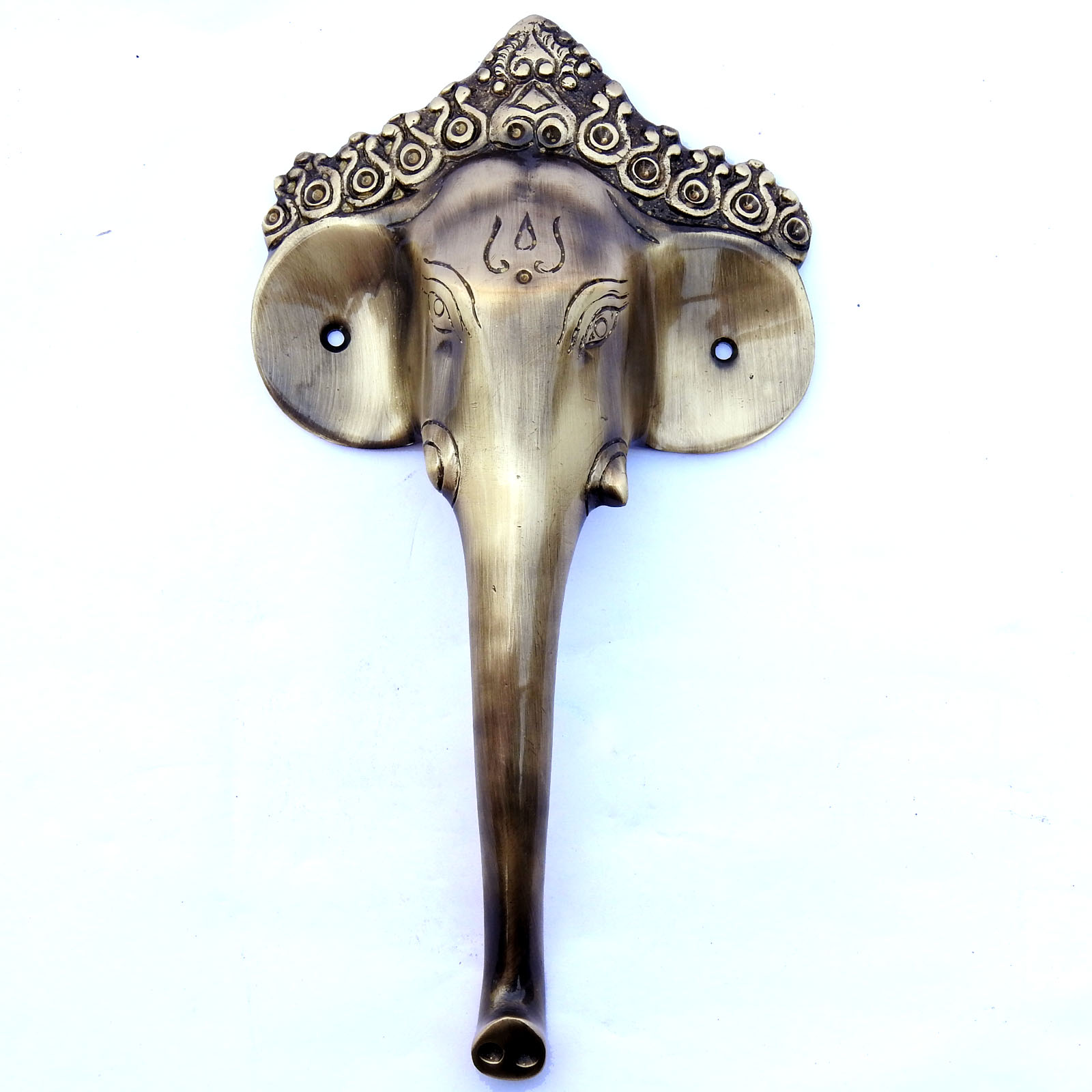 Elephant Face Wall Sculpture