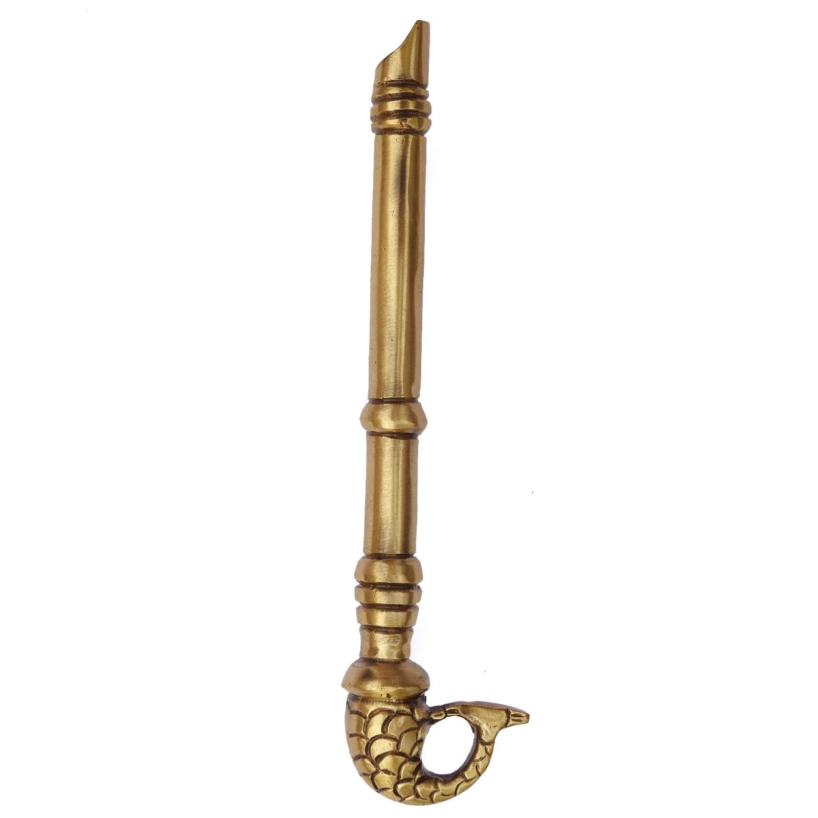 Antique Brass Smoking Pipe