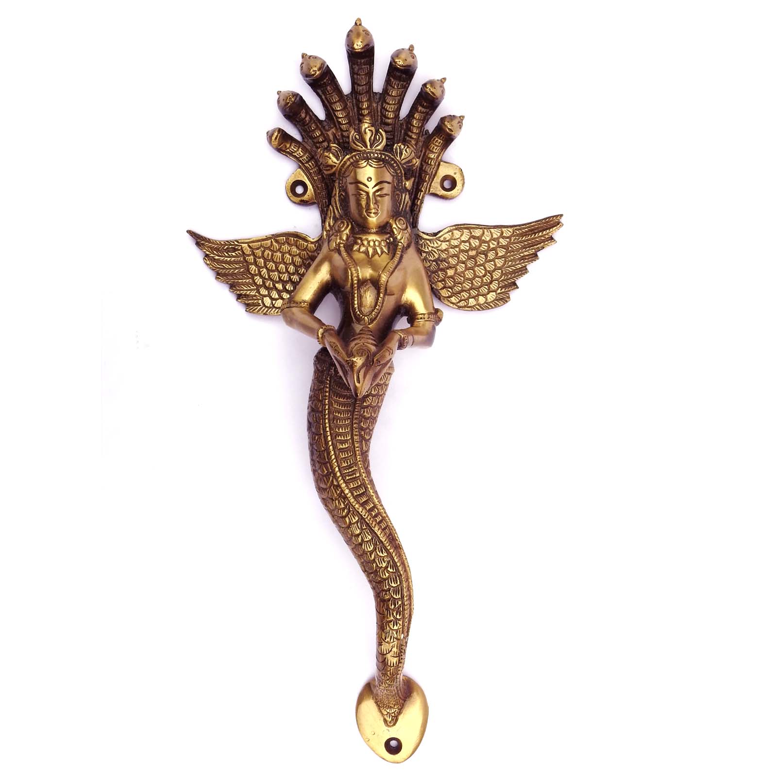 Brass Naga Door Handle