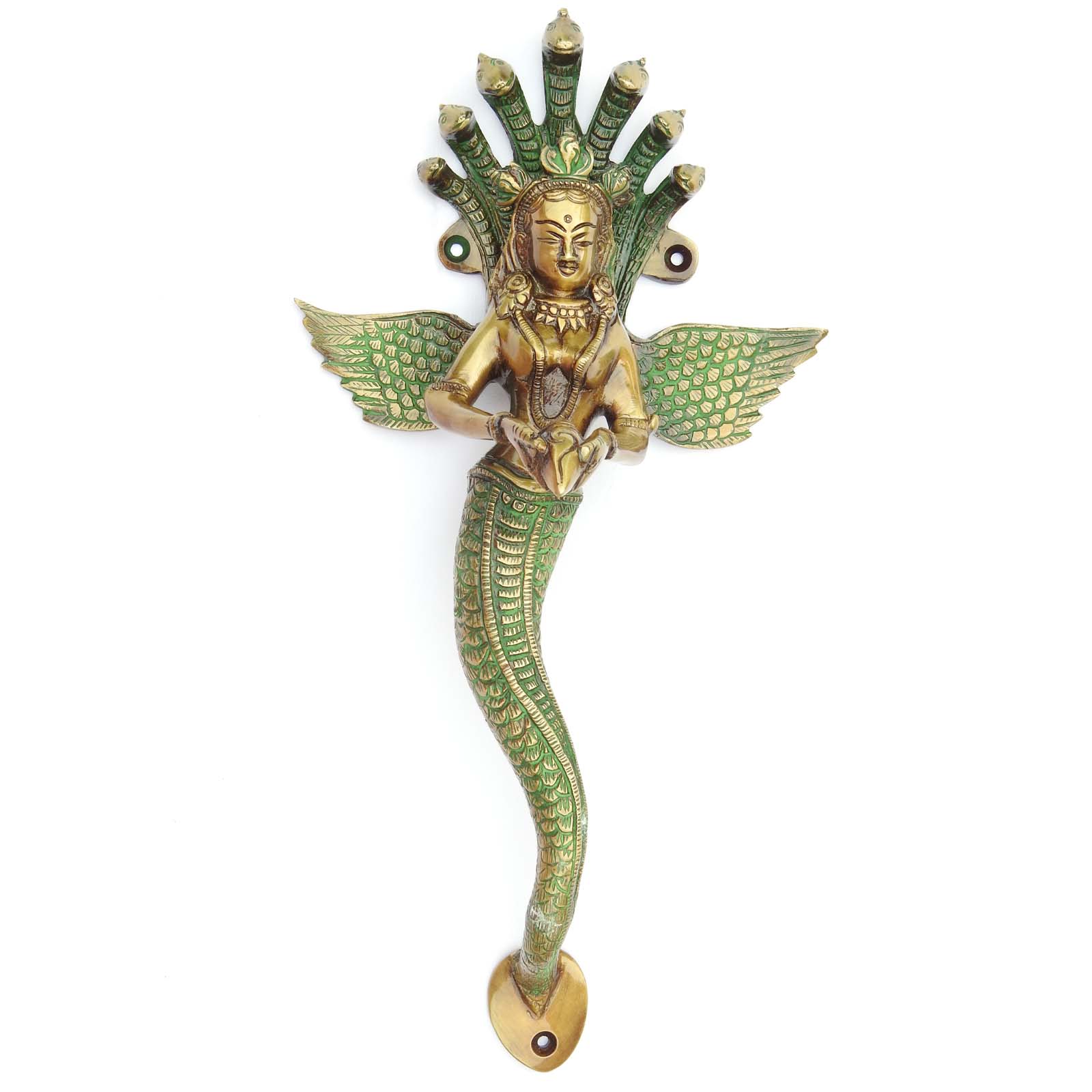 Decorative Brass Naga Figurine