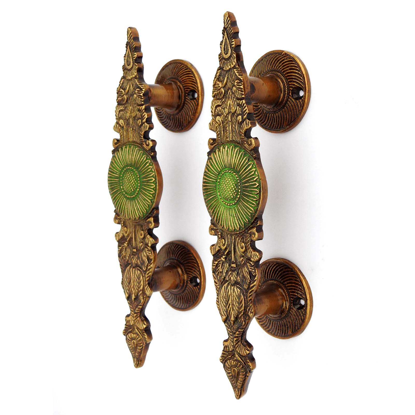 Vintage Brass Door Handles