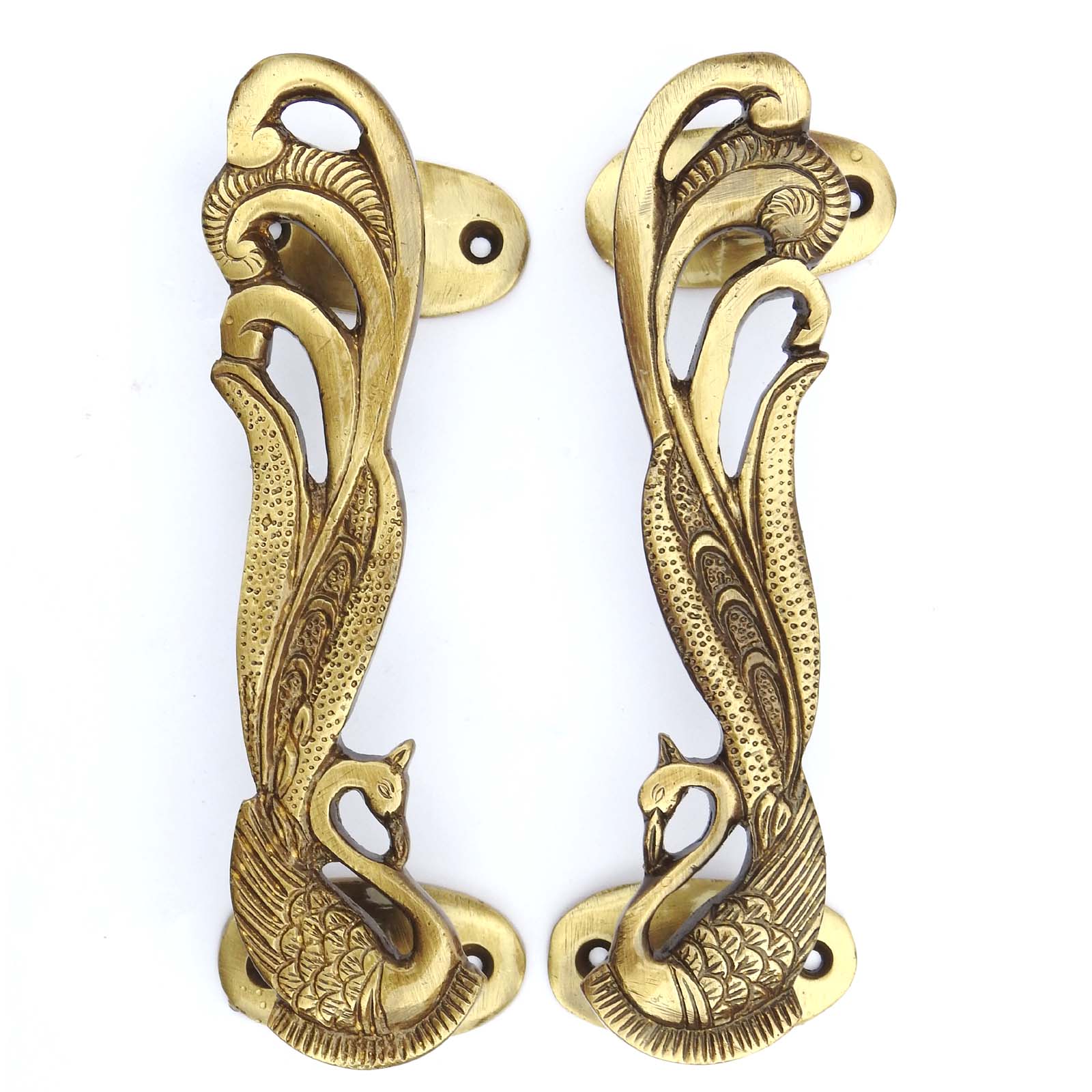 Vintage Brass Door Handles
