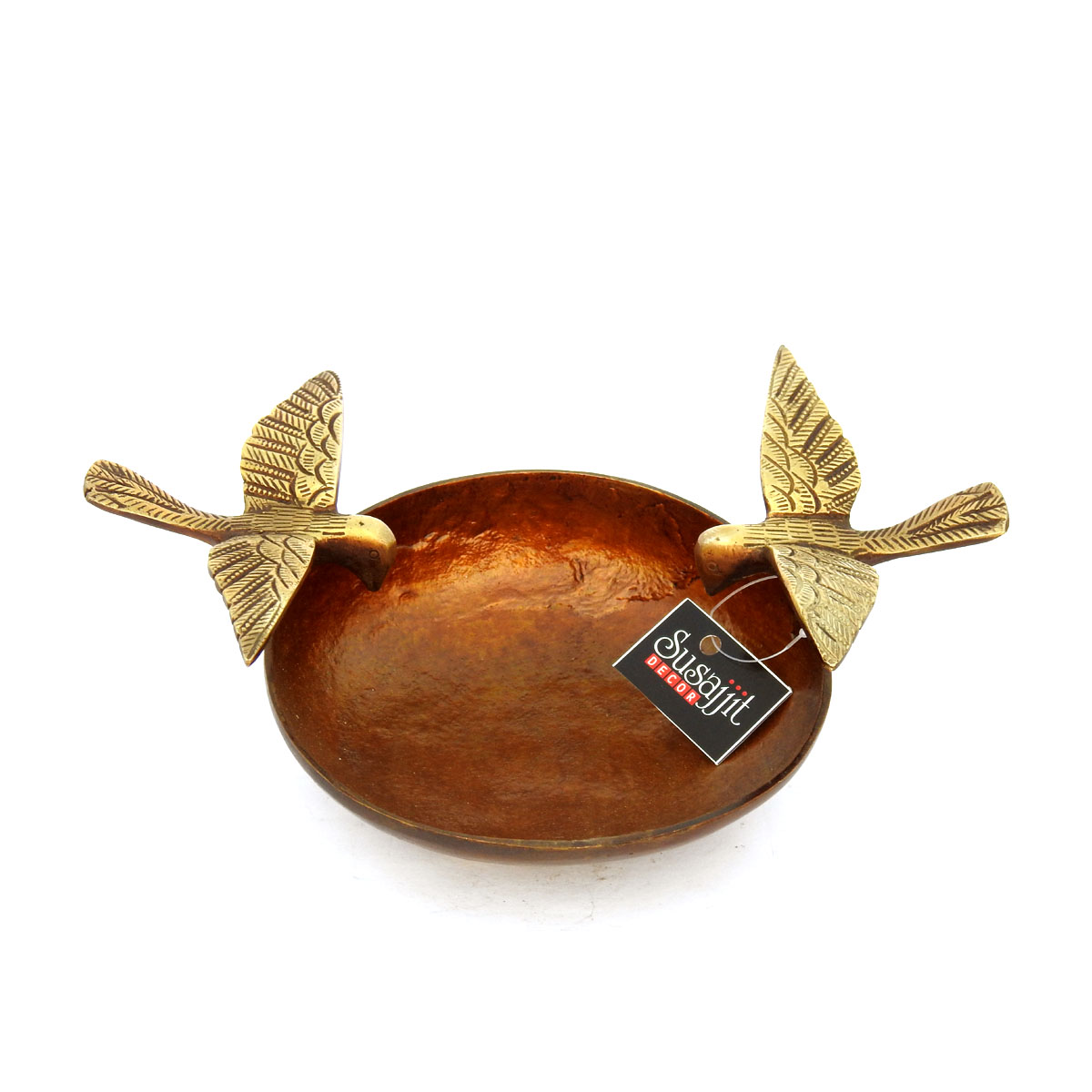 Decorative brass bird bowl Beautiful centerpiece for you Coffee or Dining Table