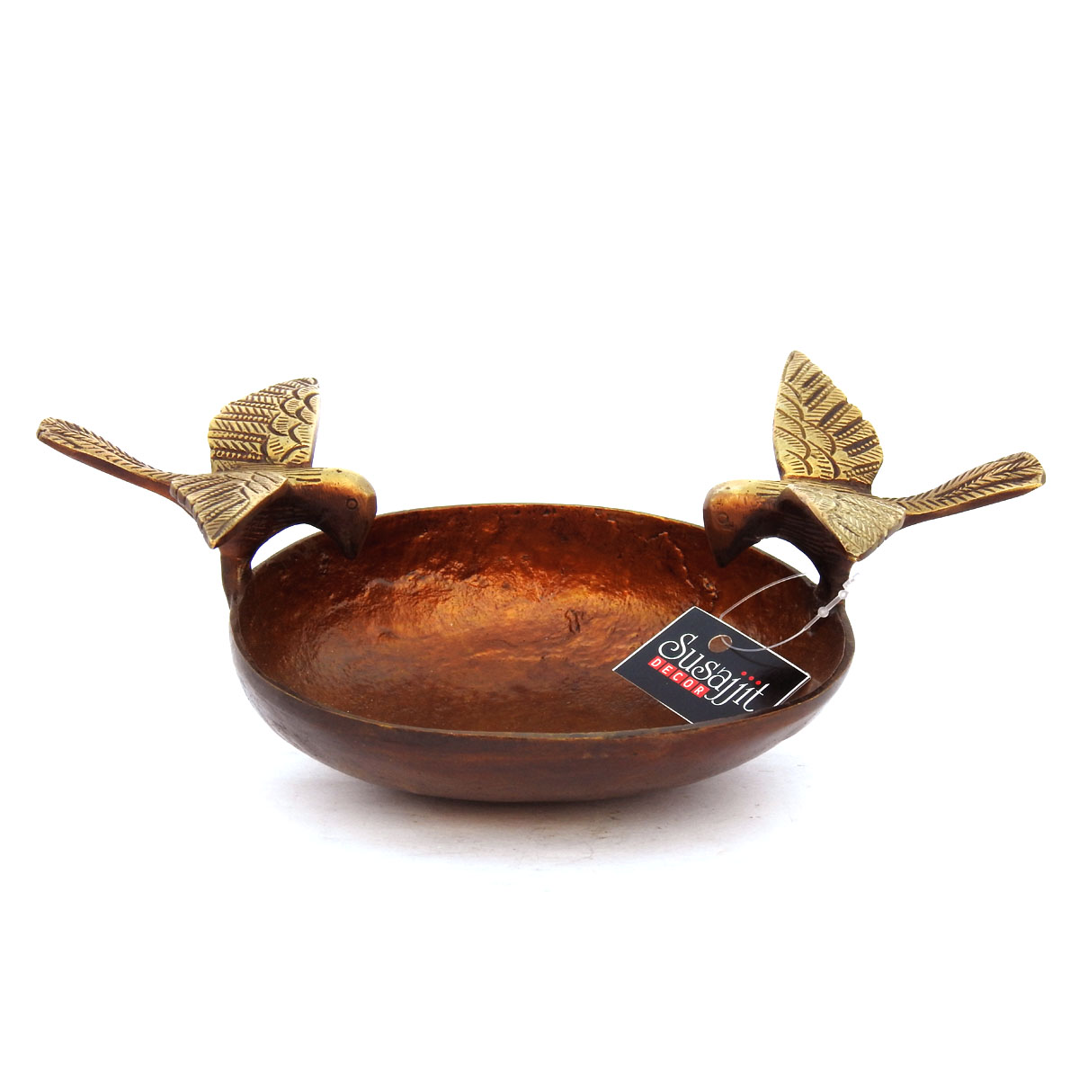 Decorative brass bird bowl Beautiful centerpiece for you Coffee or Dining Table
