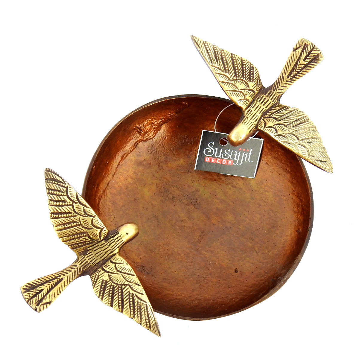 Decorative brass bird bowl Beautiful centerpiece for you Coffee or Dining Table