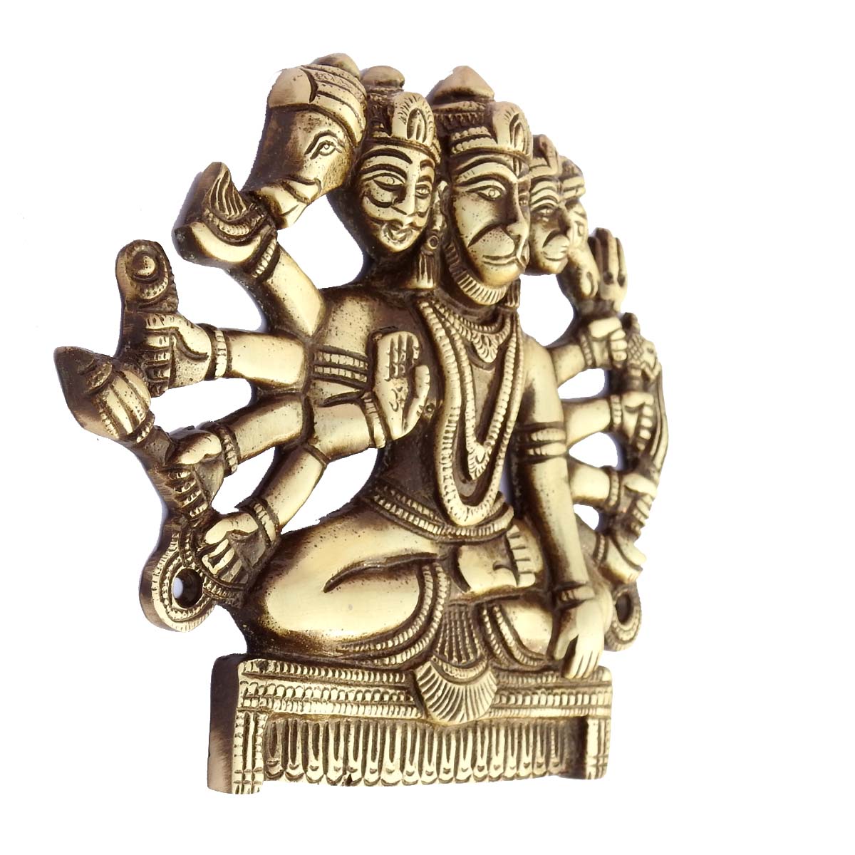 Panchmukhi Hanuman wall hanging religious wall plate for your door décor
