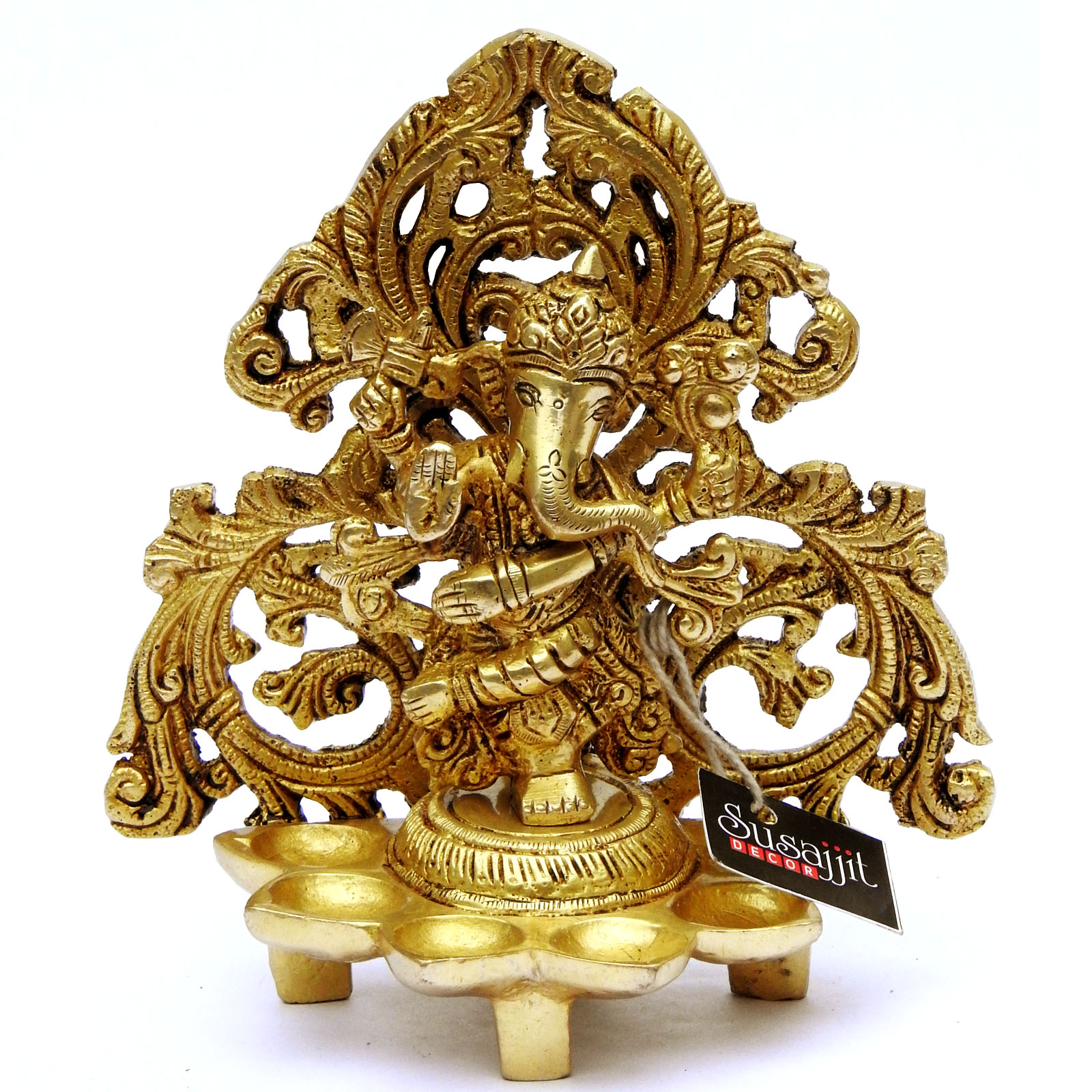 Brass Lord Ganesha Idol