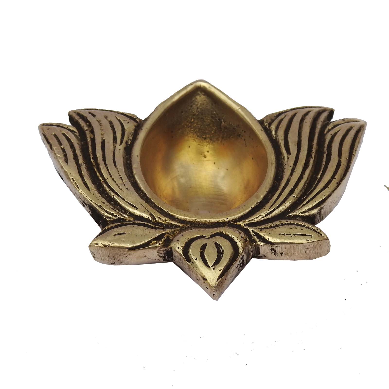 Brass Lotus Diya