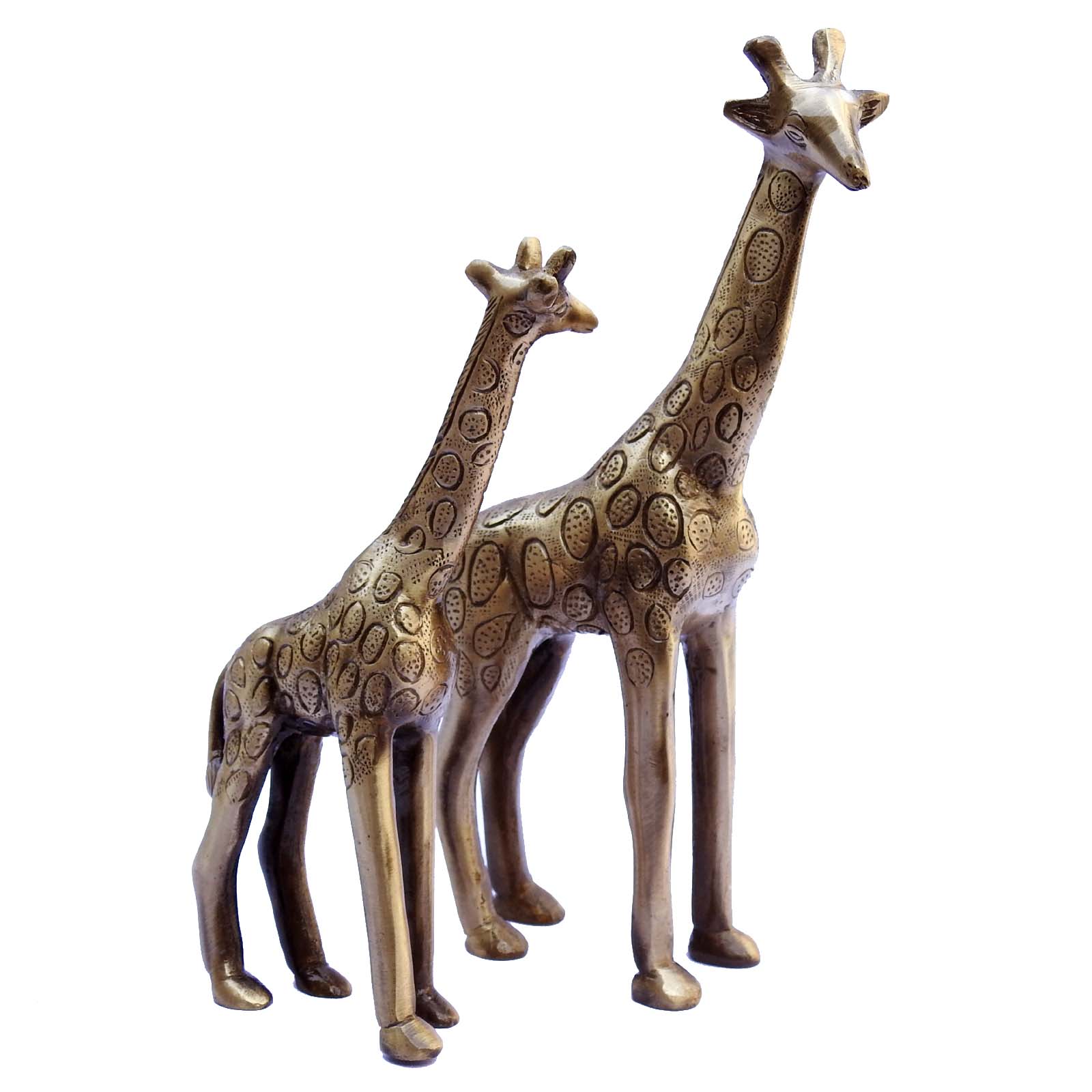 Brass Giraffe Figurines Decorative Animal Statue Elegant Showpiece & Gift item