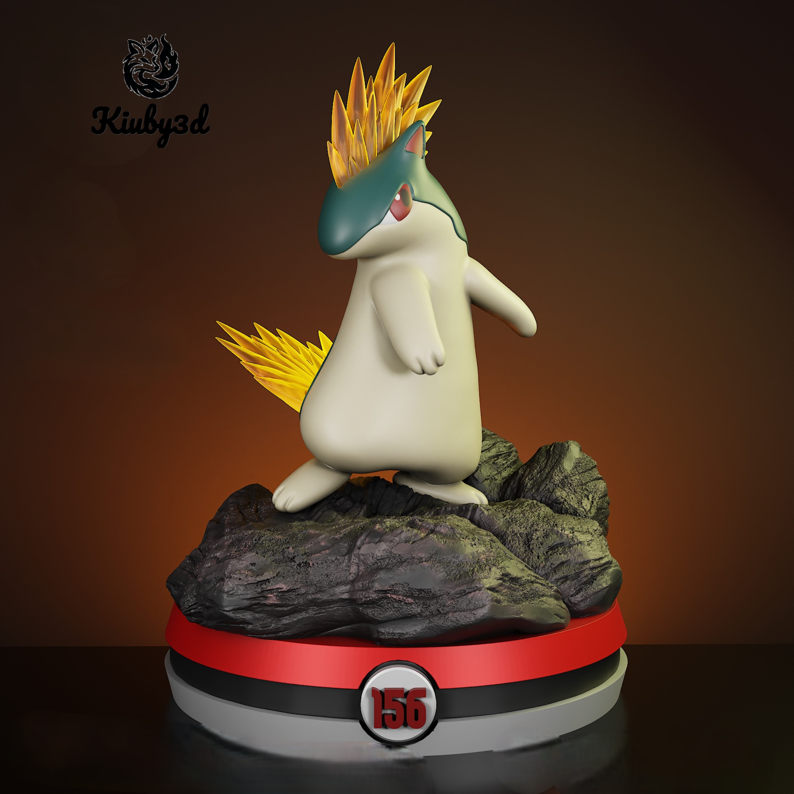 Figurine Feurisson - Un petit monstre plein de charme et de flammes !🔥