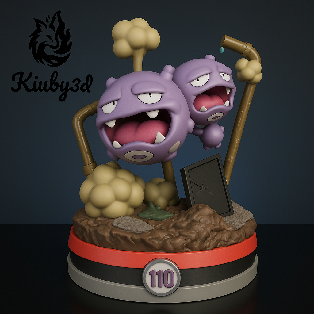 💨 Figurine en résine de Smogogo – L’effet toxique garanti ! 💥