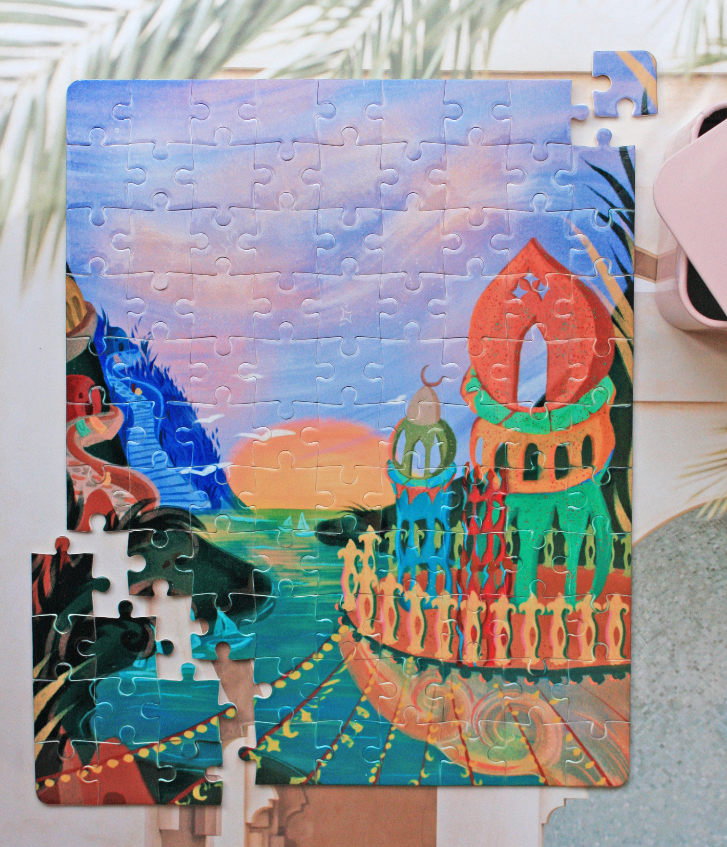 Palace by the Sea Jigsaw Puzzle | 99 Pieces