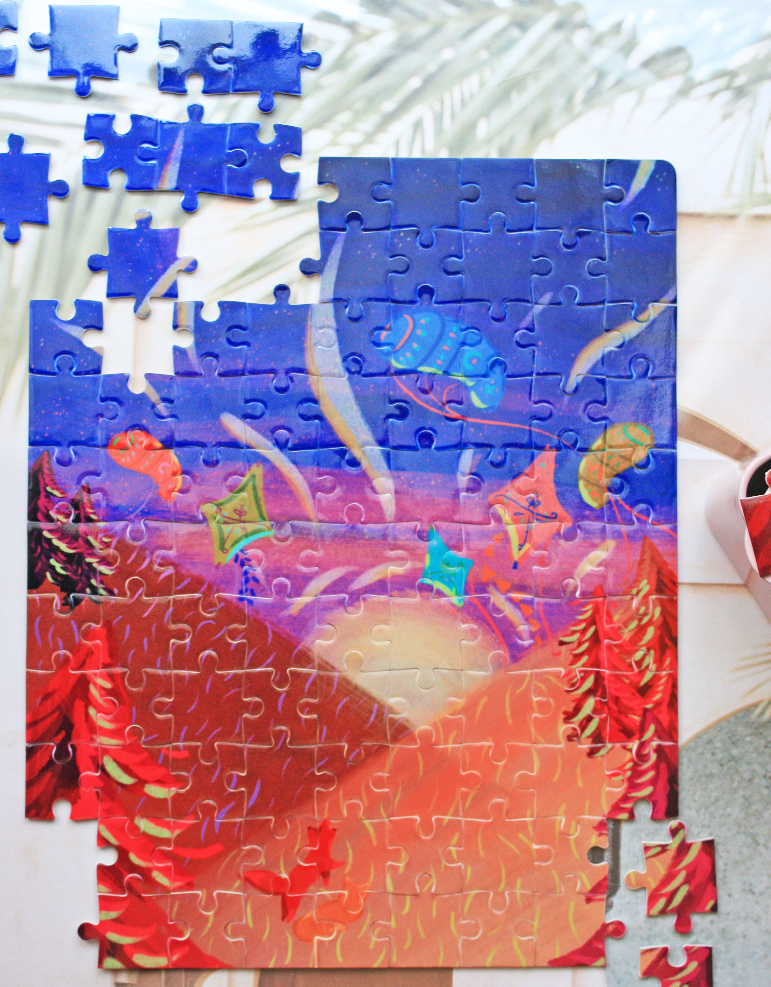 Dancing Dusk Jigsaw Puzzle | 99 Pieces