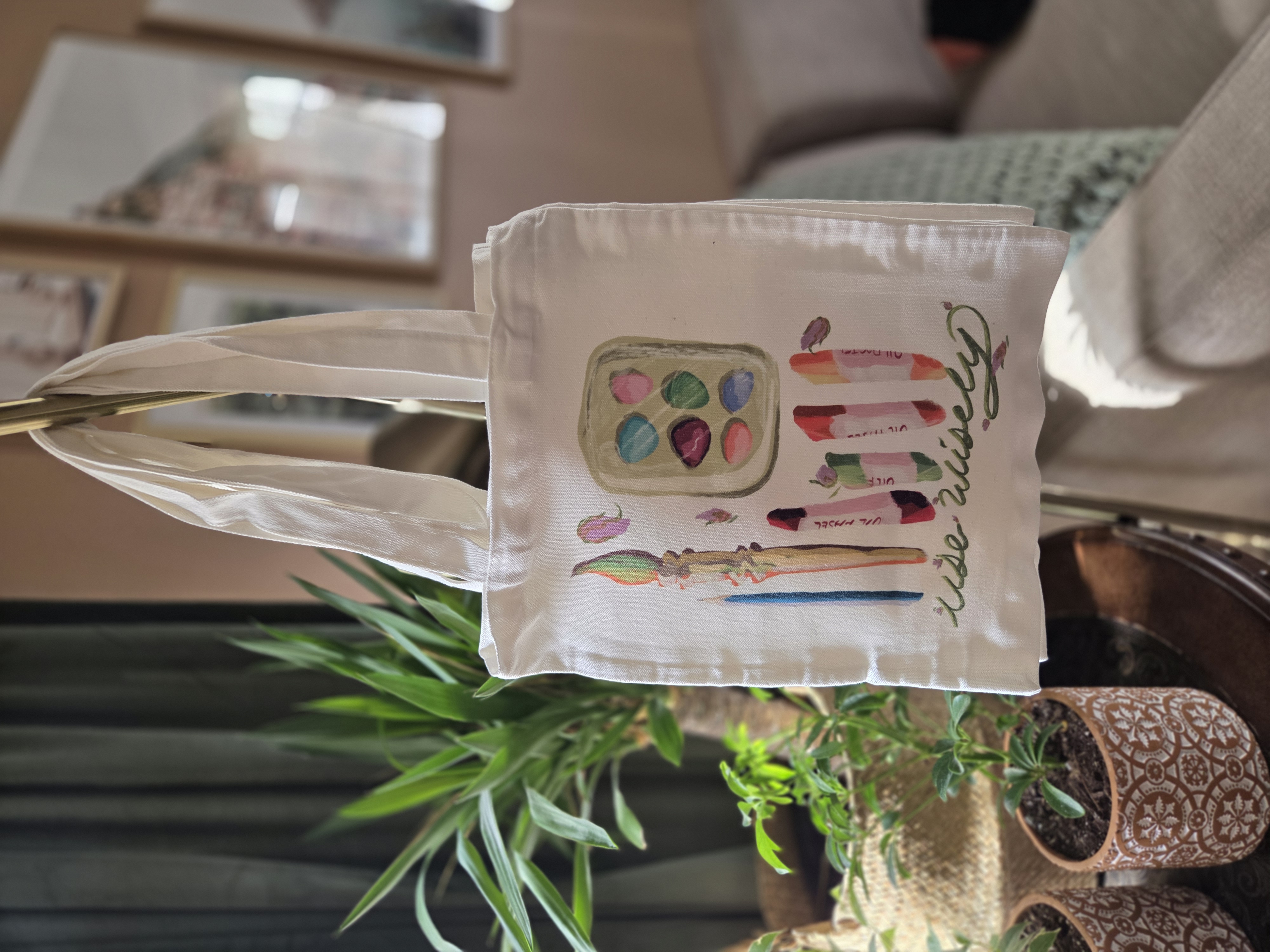 Spring Canvas Tote bags