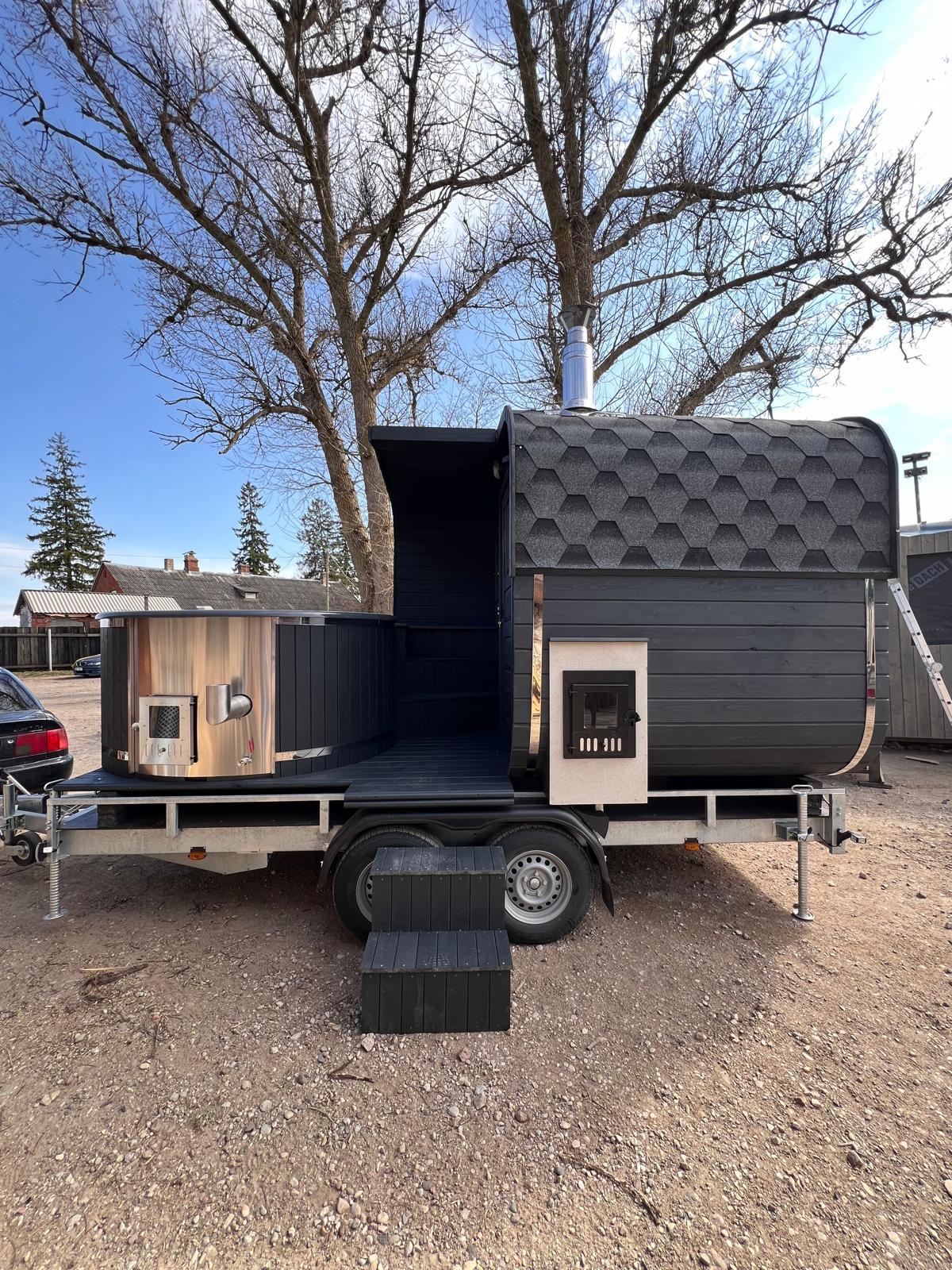 Rectangular Mobile Sauna