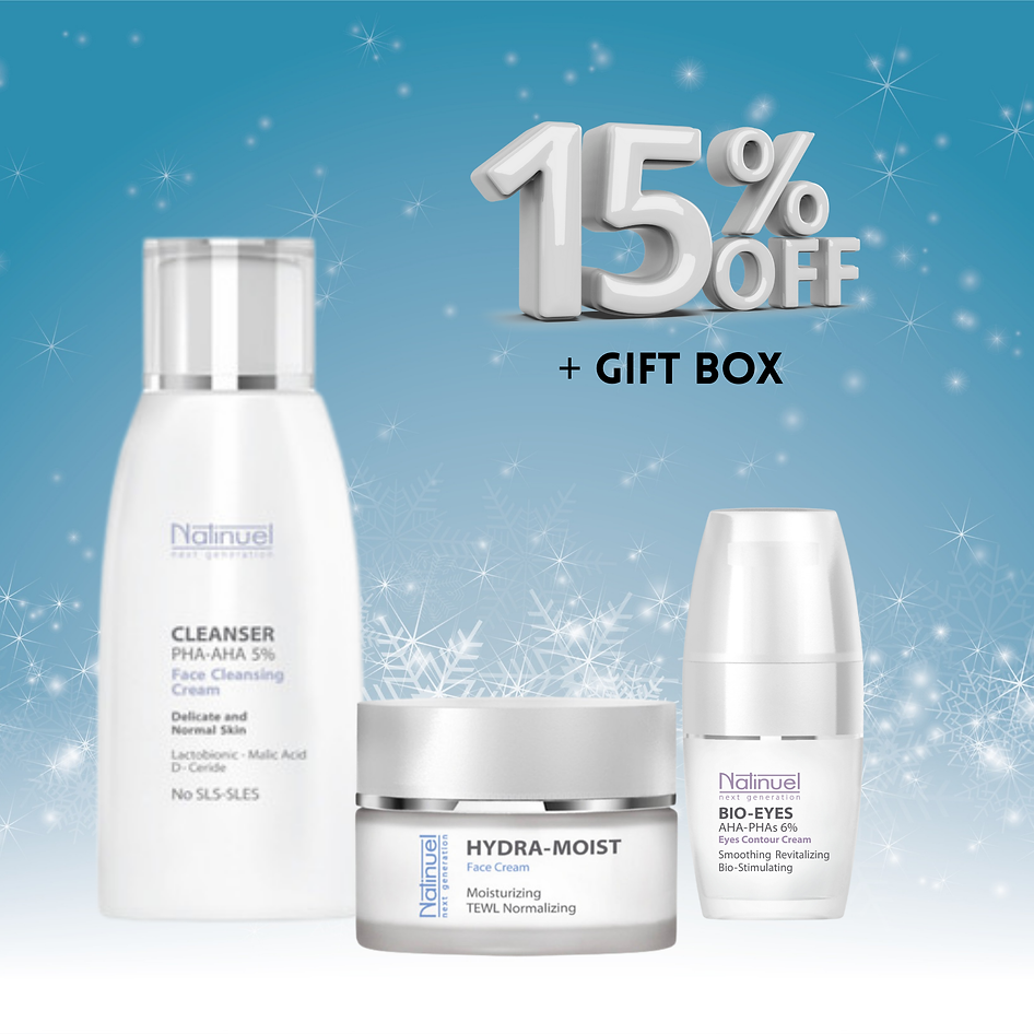 Dehydrated / Dry skin gift set (Cleanser 5 + Hydra Moist + Bio Eyes)