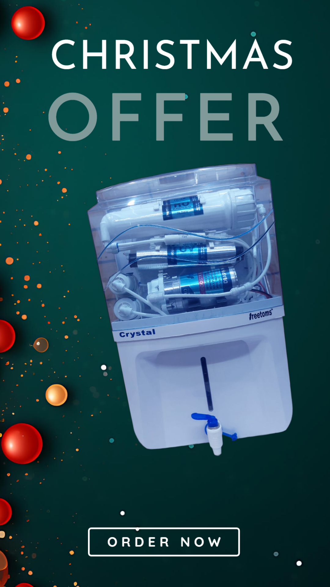 Sreetom RO Supreme Alkaline RO Water Purifier | 4 Years Free Service | ISI & NSF Certified | RO + UV + UF + Alkaline + TDS Control + UV LED in Tank | 8L Tank | 20 LPH Purification, White