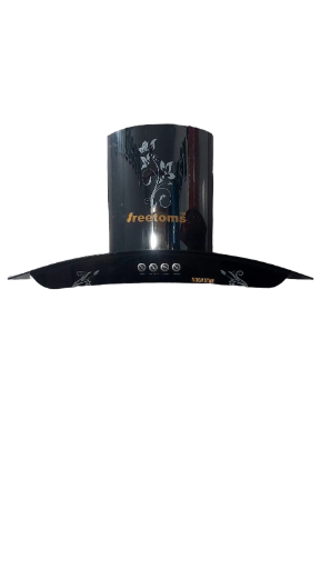 Moonstar 90 cm 1200 m3/hr Auto-Clean Filterless Kitchen Chimney (Hood Anya,Touch+Motion Sensor Controls,Black)