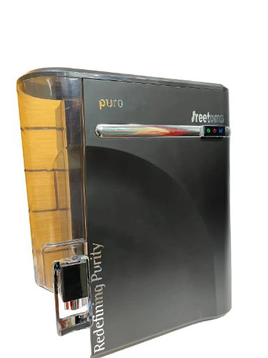 Sreetom RO PURE Black 4 in 1 Copper RO Water Purifier with 10 Stage Purification Filtration, UV, UF, TDS Adjuster and 12 Liter Large Storage Tank, Suitable for all type of water supply