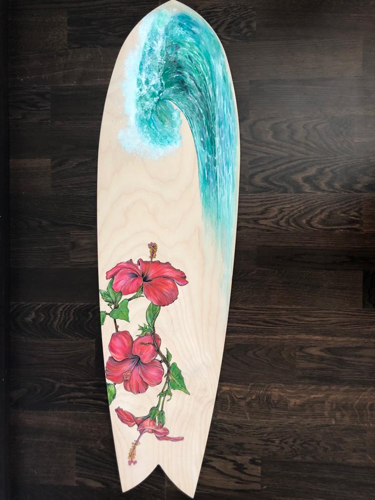 Maui (Wave & Hibiscus)