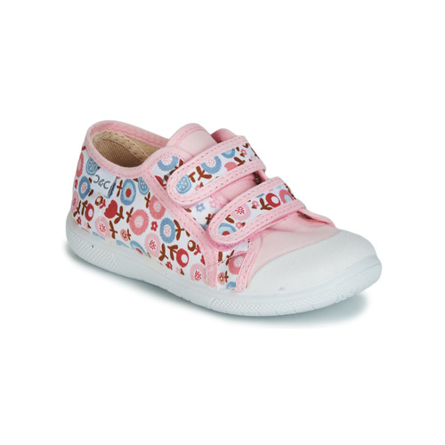 Basket basse rose à motifs