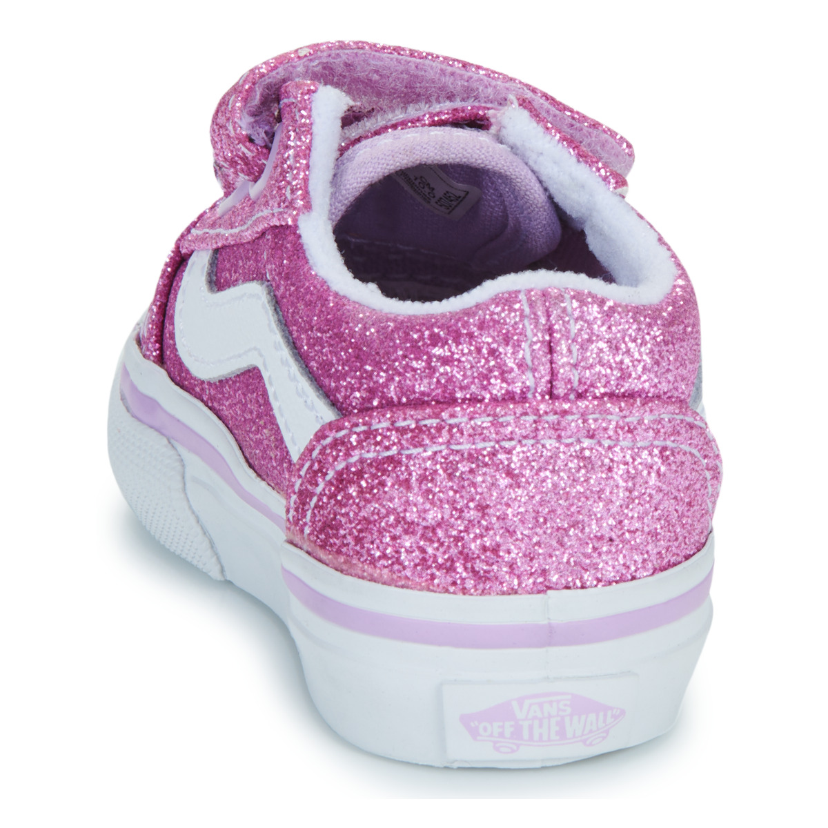 Basket pailletée rose