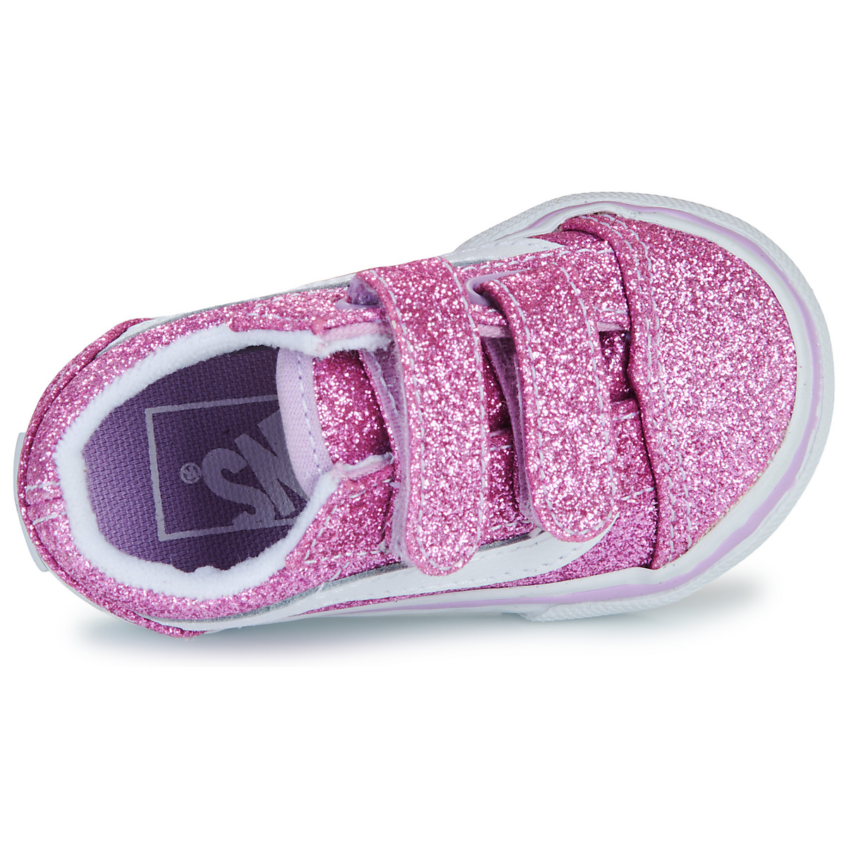 Basket pailletée rose